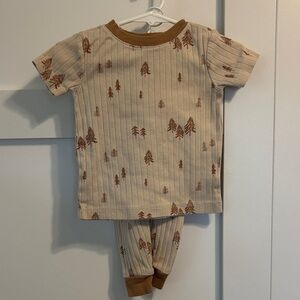 Wonder Nation Cozy Tree Print Kids Pajamas